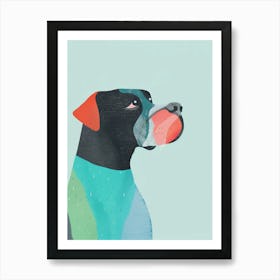 Dog Canvas Print 1 Art Print