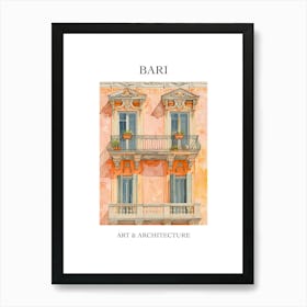 Bari Travel And Architecture Poster 3 Art Print