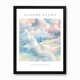 Study Of Clouds Vienna, Austria Art Print