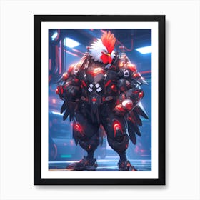 Overwatch Rooster Art Print