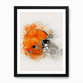 Cleveland Browns 3 Art Print