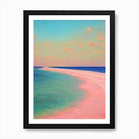 Long Bay Beach Turks And Caicos Monet Style Art Print