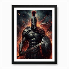 Sparta Warrior  Art Print