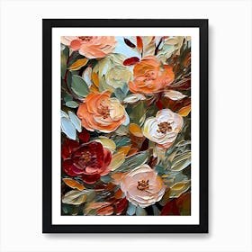 Abstract Floral Painting Art Print