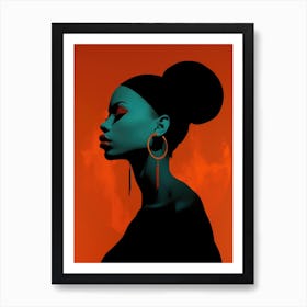 Portrait Of African Woman 11 Art Print