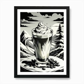 Latte Art Art Print