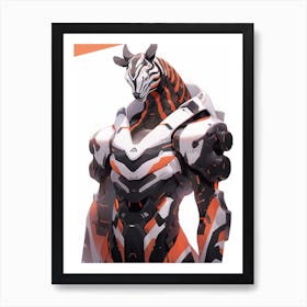 Overwatch Zebra Art Print