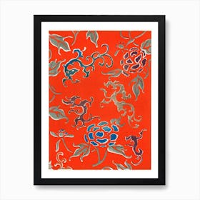 Floral Pattern, Shin Bijutsukai Art Print