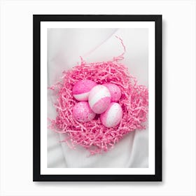 Easter Eggs In A Nest Art Print