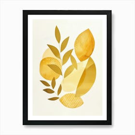 Yellow Leaves Art Print