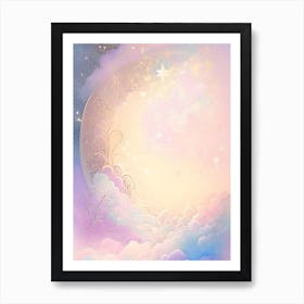 Celestial Gouache Space Art Print