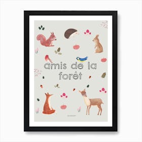 Friends Of The Forest Art Print