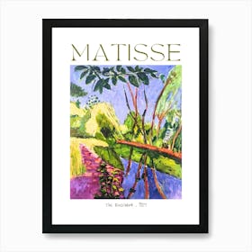 Henri Matissse The Riverbank 1907 La Berge France Art Poster Print in HD for Feature Wall Vibrant Colorful High Resolution Art Print