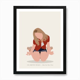 Britney Spears Baby One More Time Cover Music Pop Culture Art Print