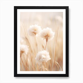 Boho Dried Flowers Carnation Dianthus 4 Art Print