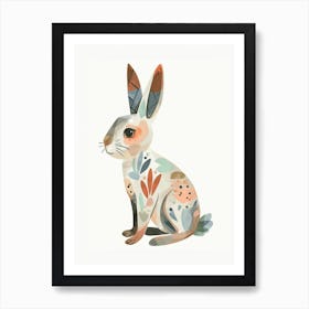 Argente Rabbit Kids Illustration 3 Art Print