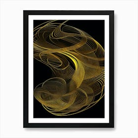 Abstract Swirls I Art Print