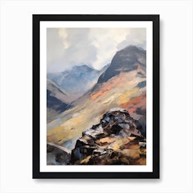 Scafell England 2 Mountain Painting Art Print