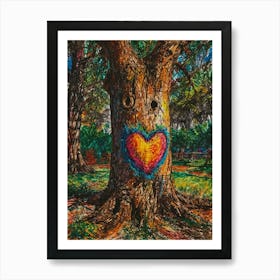 Heart Tree 1 Art Print