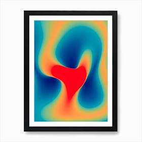 Heart Of The Universe Aura Art Print