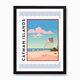 Cayman Islands Travel Stamp Poster Art Print