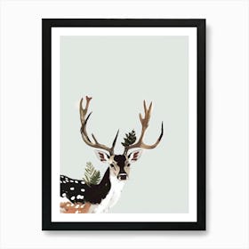 Deer Print 4 Art Print