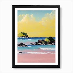 Sandy Island, Anguilla Bright Abstract Art Print