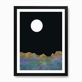 Full Moon In The Sky Art Print