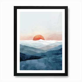 A Beautiful Illustration of Boho style 9 Art Print