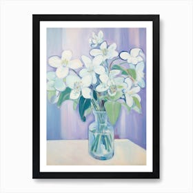 A Vase With Hellebore, Flower Bouquet 4 Art Print