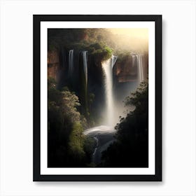 Fitzroy Falls, Australia Realistic Photograph (2) Art Print