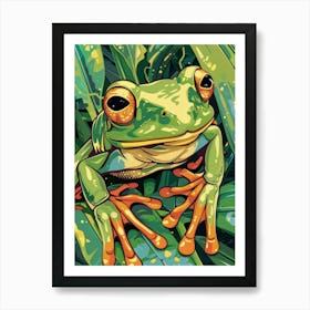 Tree Frog Art Print