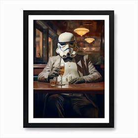 Stormtrooper at the Bar Art Art Print