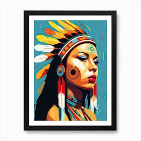 Contemporary Native American Icons Art Print