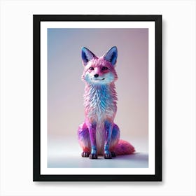 Crytsal Fox Art Print