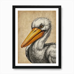 Pelican 16 Art Print