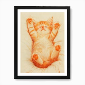 Kitty Cat 5 Art Print