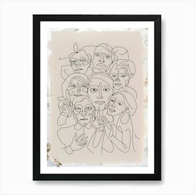 'People' Art Print