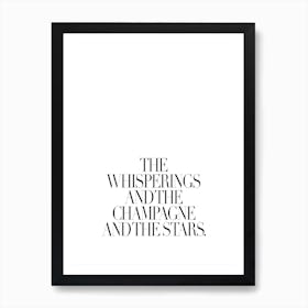 The Whisperings Art Print