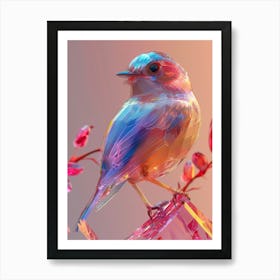 Colorful Bird Art Print