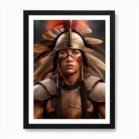 Sasquatch Warrior Art Print