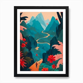 Chinese Landscape Art Print