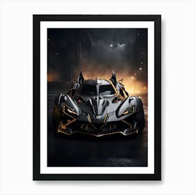 Batman Batmobile 5 Art Print