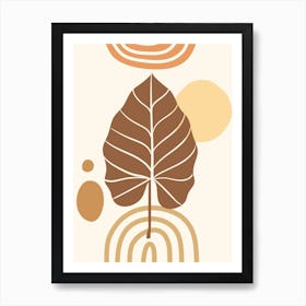 Leaf Print Art Print