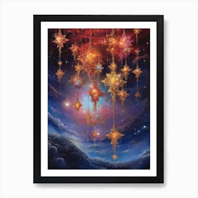 Stars Hanging 1 Celestial Art Print