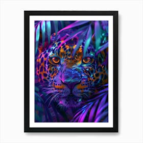 Psychedelic Jungle Art Print