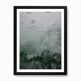 Raindrops Under The Tree Art Print