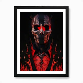 A Skeleton 5 Art Print