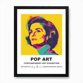 Poster Jackie Pop Art 3 Art Print