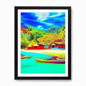 Moyo Island Indonesia Pop Art Photography Tropical Destination Art Print